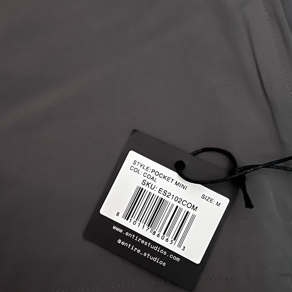 GREY ENTIRE STUDIOS MINI SKIRT - Picture 4 of 5